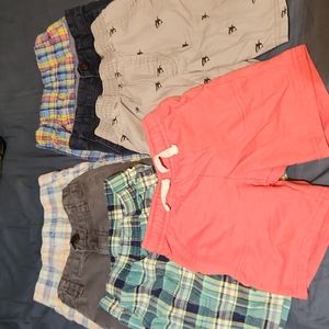 Multiple pairs of boy's shorts